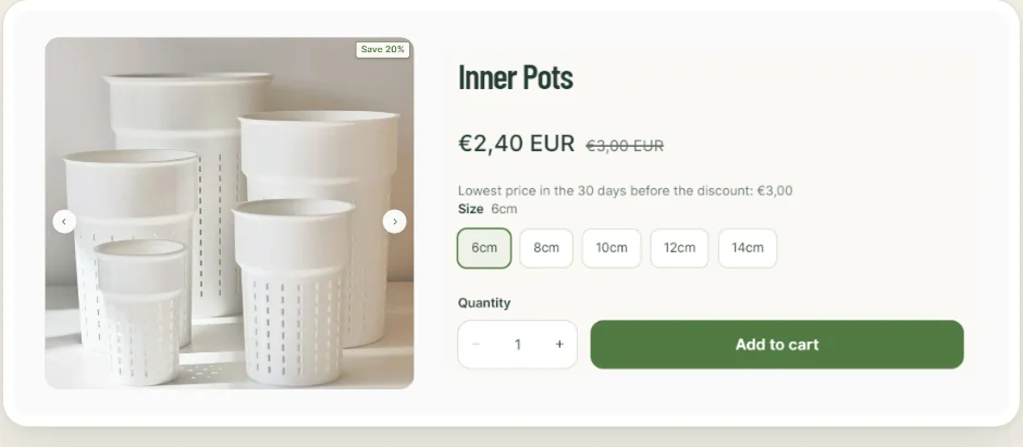 Right under the sale price